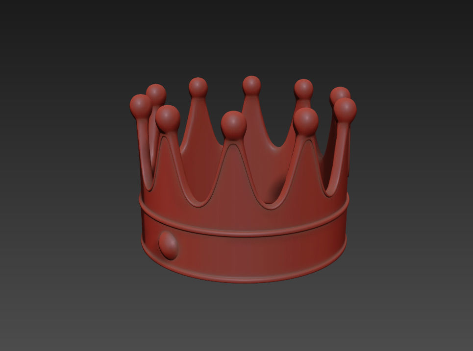 King Crown 3D model_12