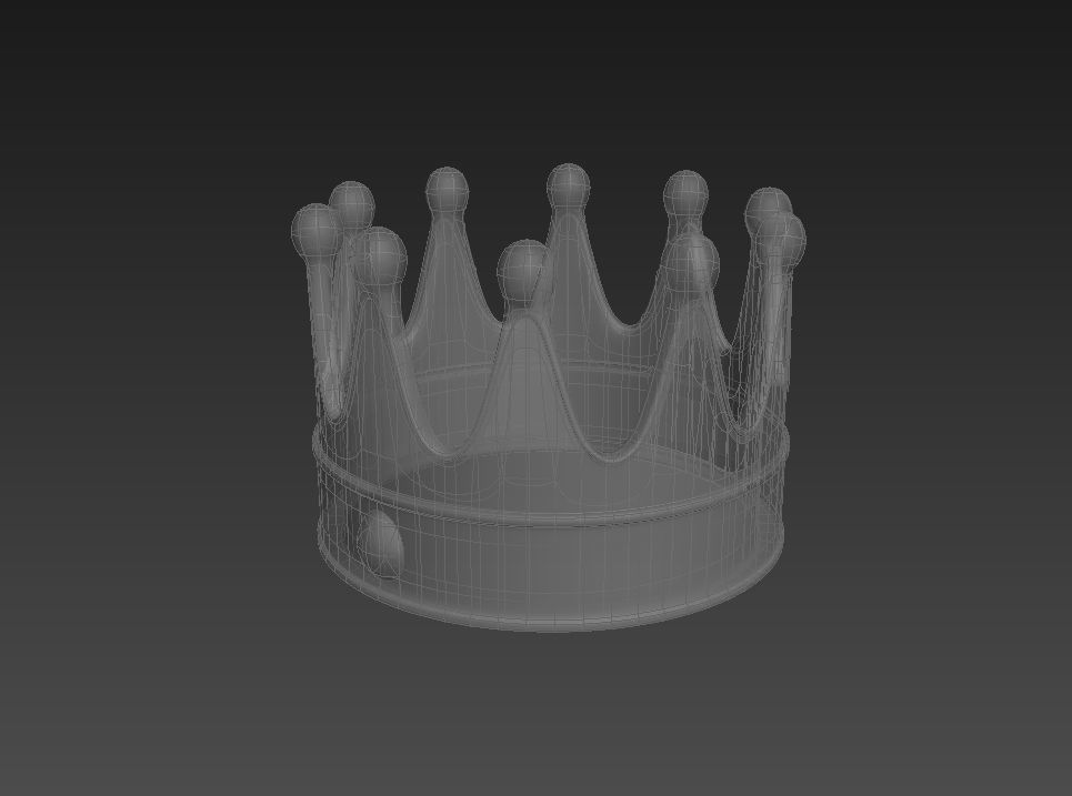 King Crown 3D model_11