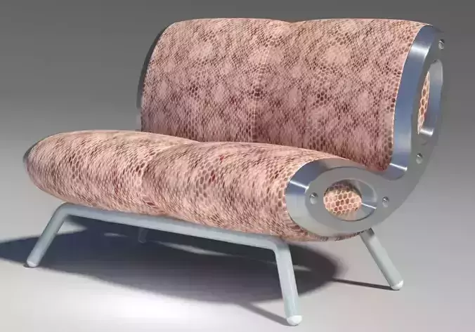 Gluon sofa 2 pillow Mental ray 3D model
