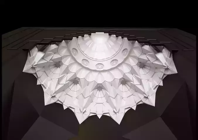 muqarnas gate 3D model