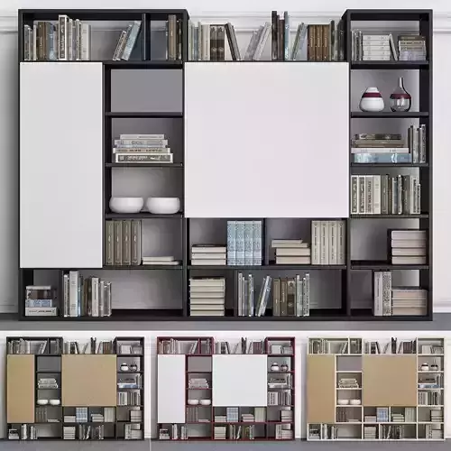 Wardrobe with decorative set