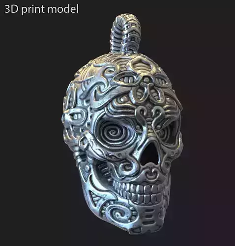 Skull pendant jewelry for bikers vol12 