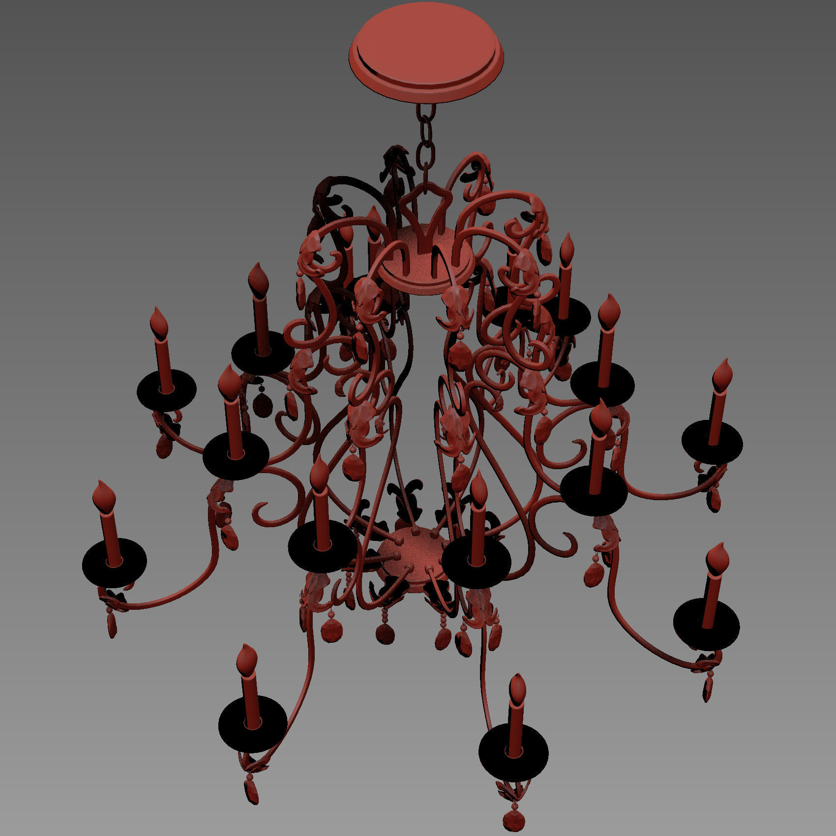 Silver Leaf Carlton 3D model_7