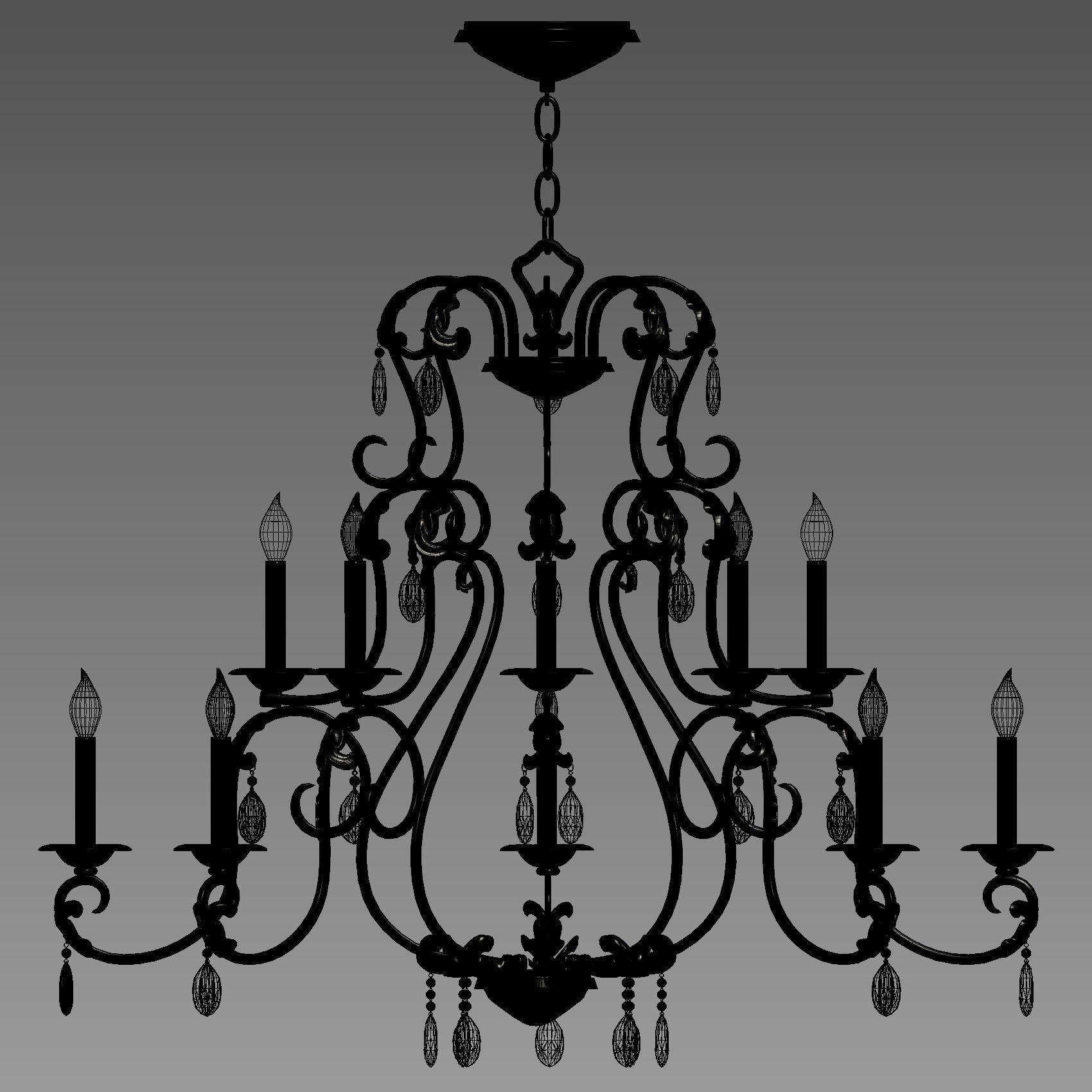 Silver Leaf Carlton 3D model_1