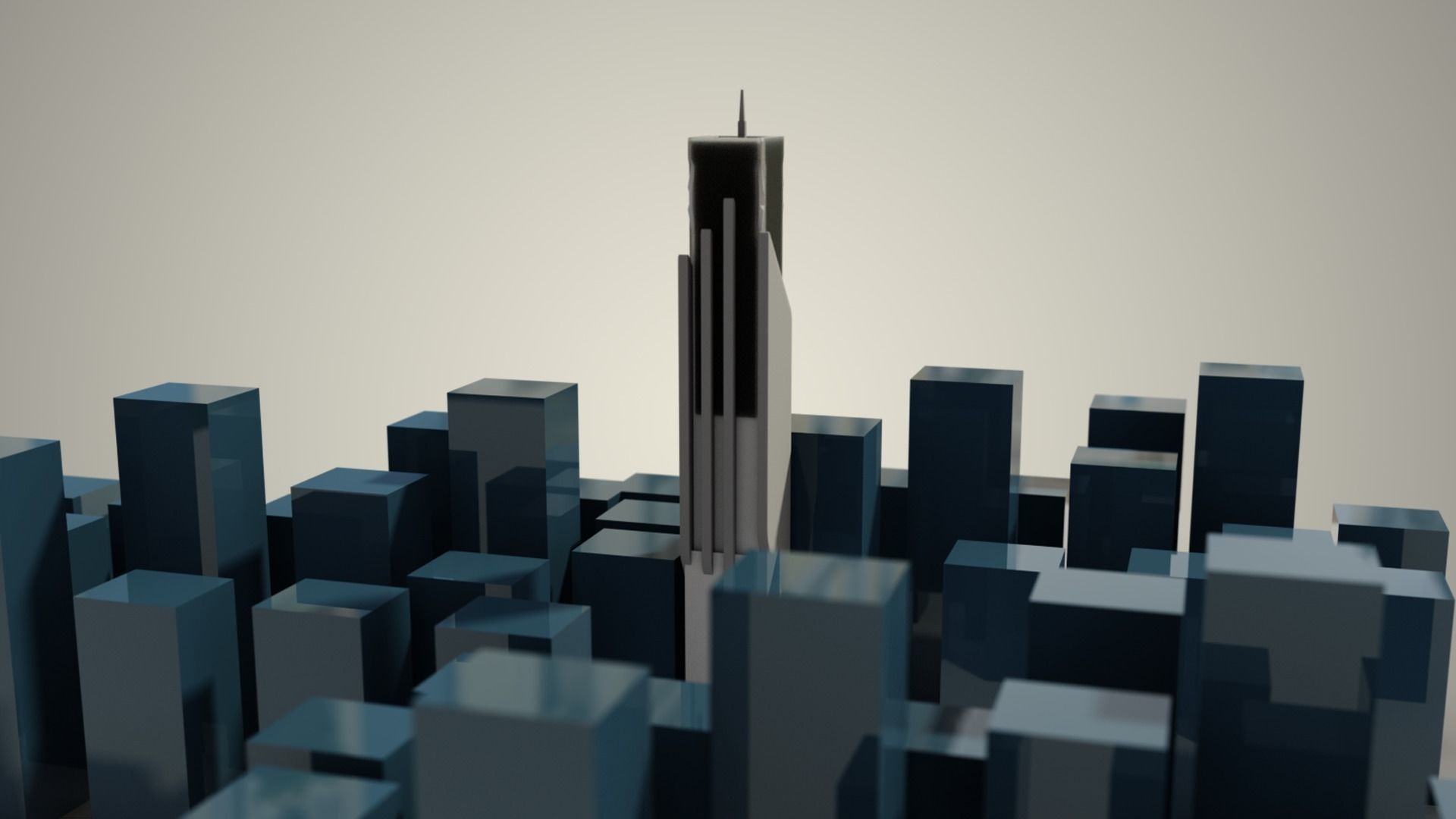 Iso Tower04 Low-poly 3D model_3