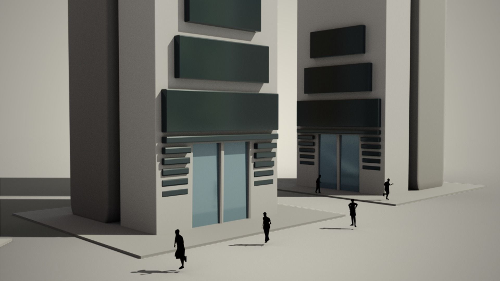 Iso Tower04 Low-poly 3D model_2