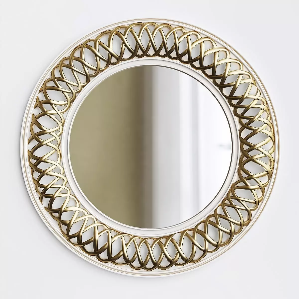 Oval Mirror 3D model_0