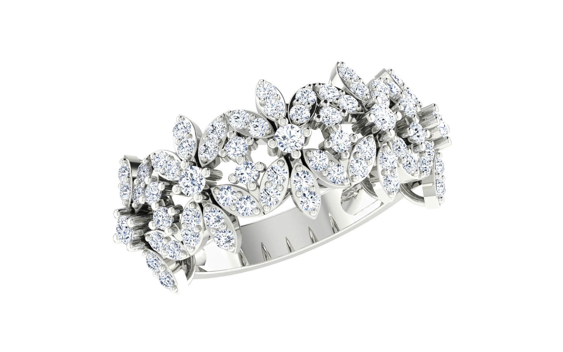 50 Bulk cocktail antique women ring 3dm stl print 3D print model_39