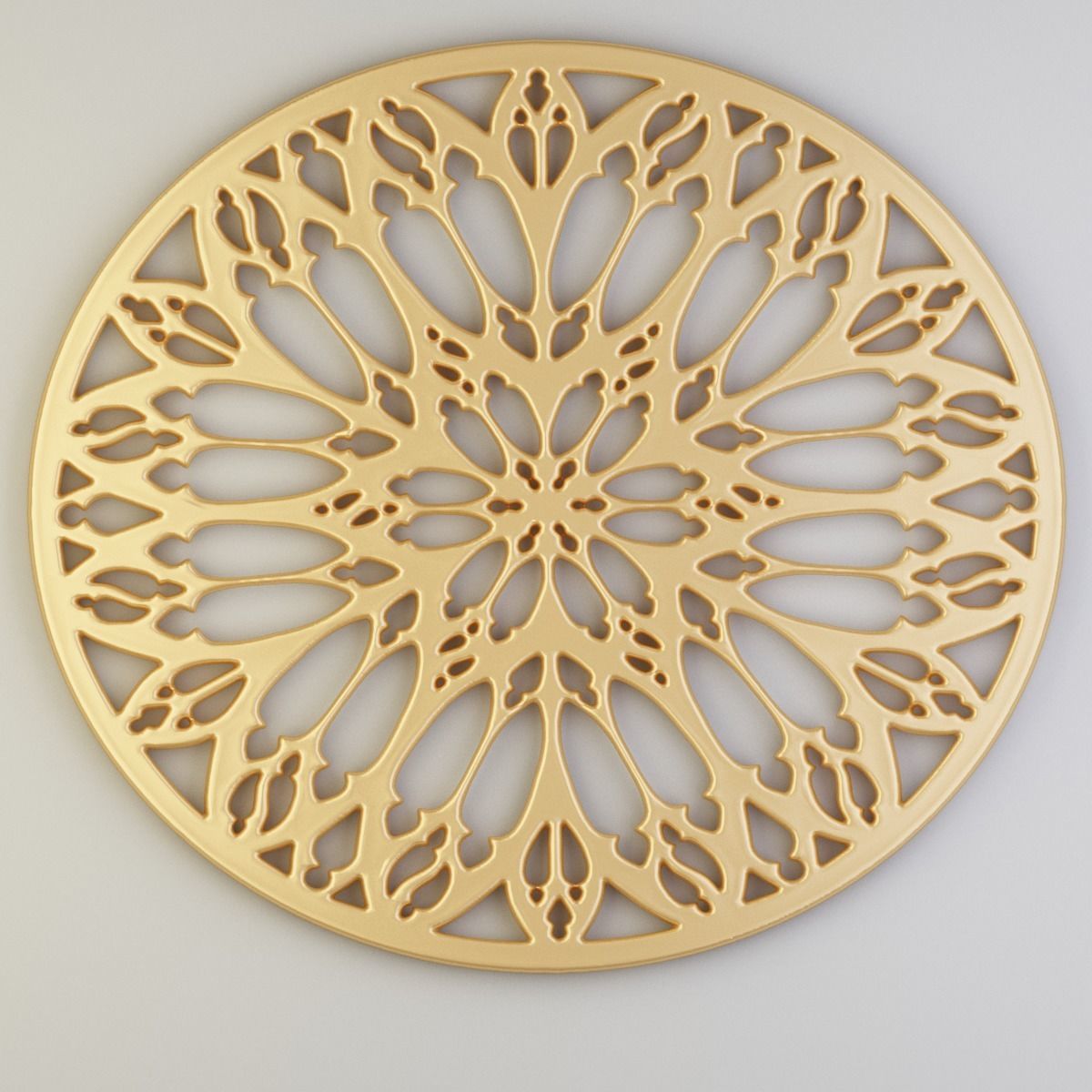 stained glass 14 pieces 3D model_3