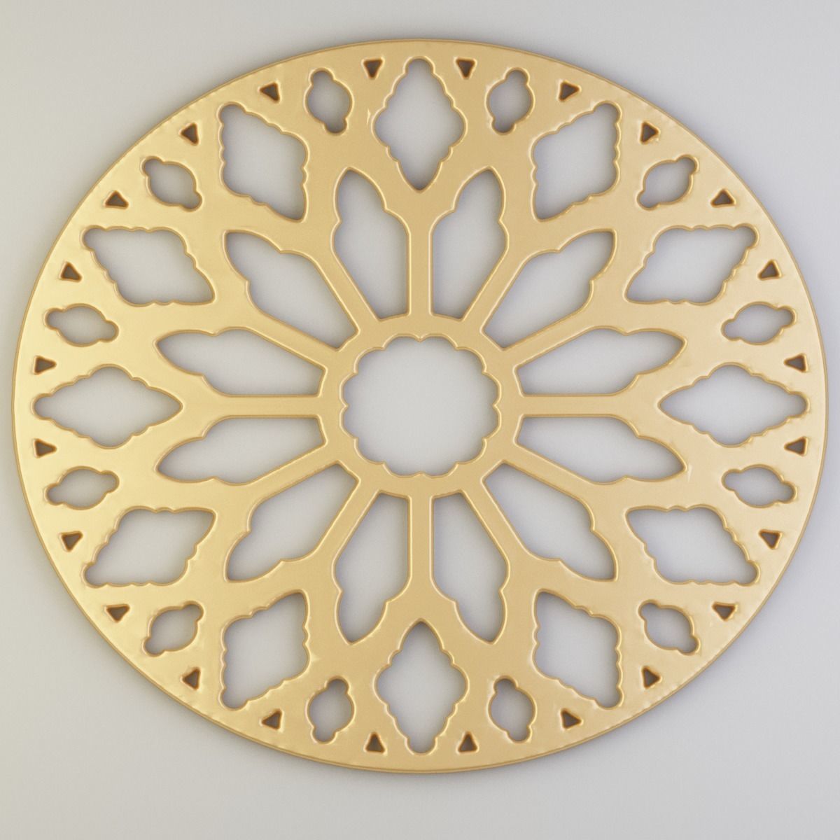 stained glass 14 pieces 3D model_6