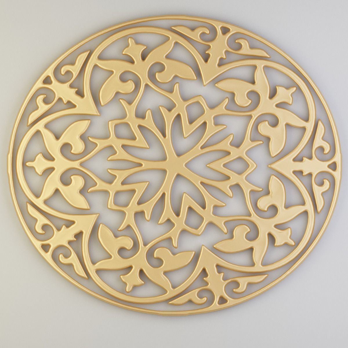 stained glass 14 pieces 3D model_4