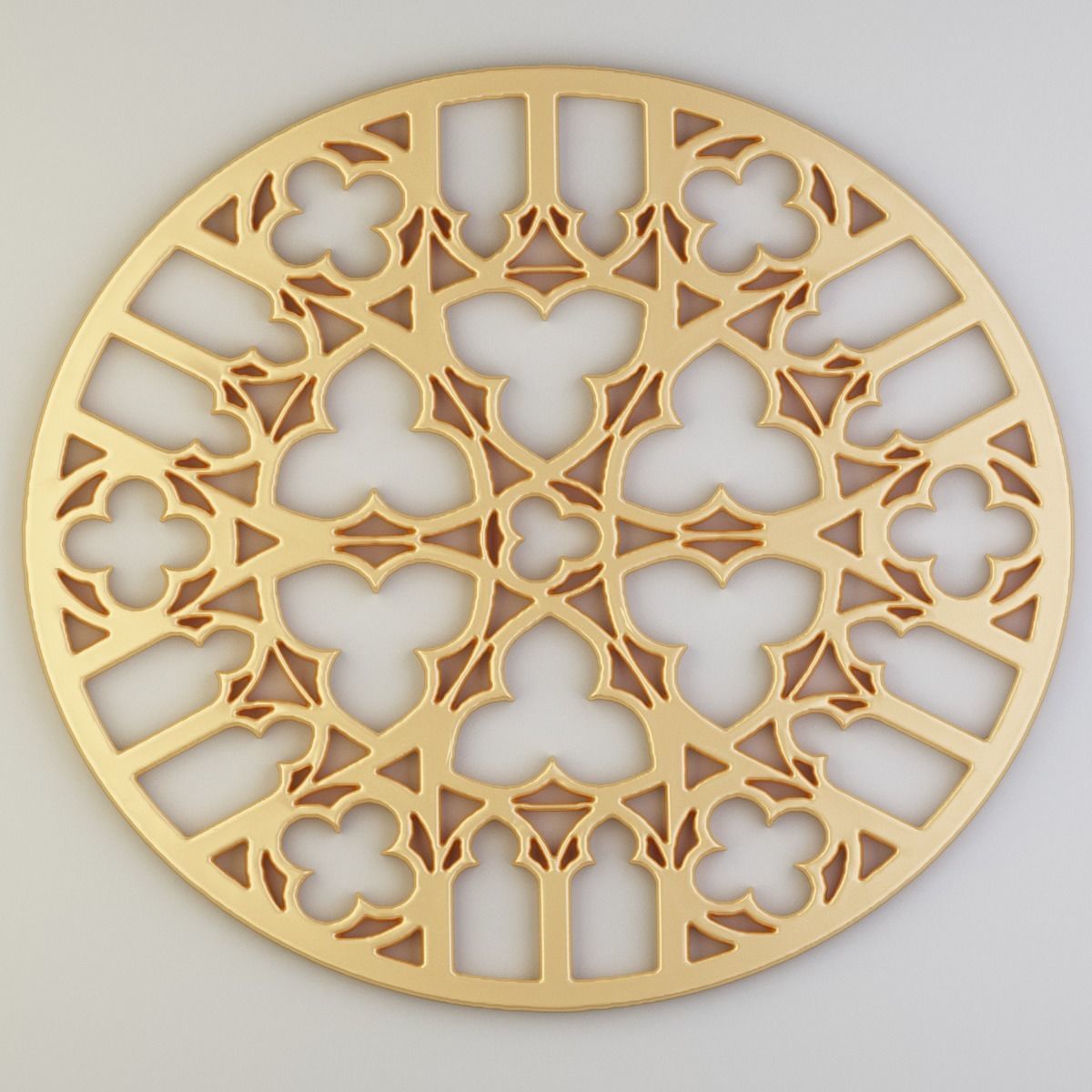 stained glass 14 pieces 3D model_7