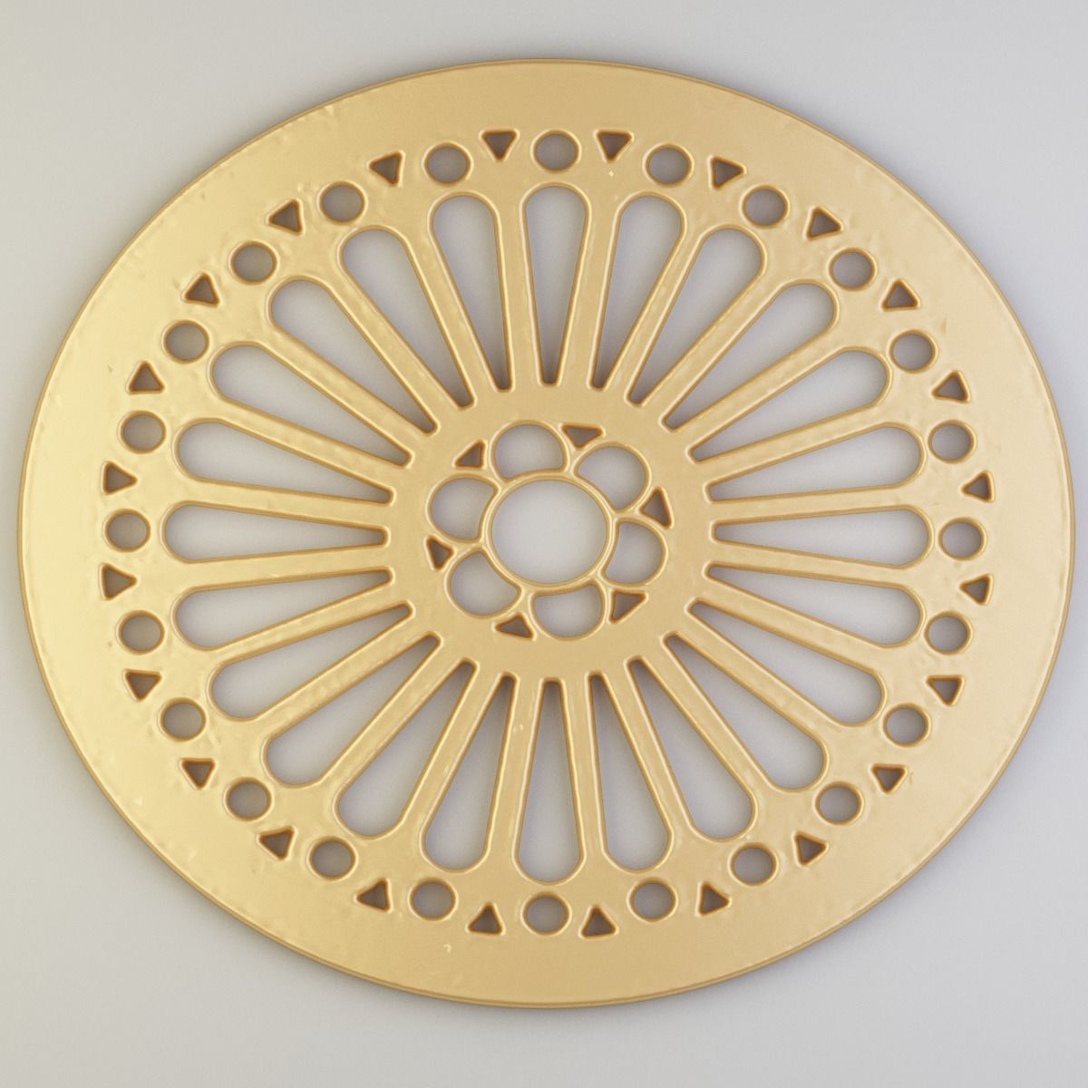 stained glass 14 pieces 3D model_9