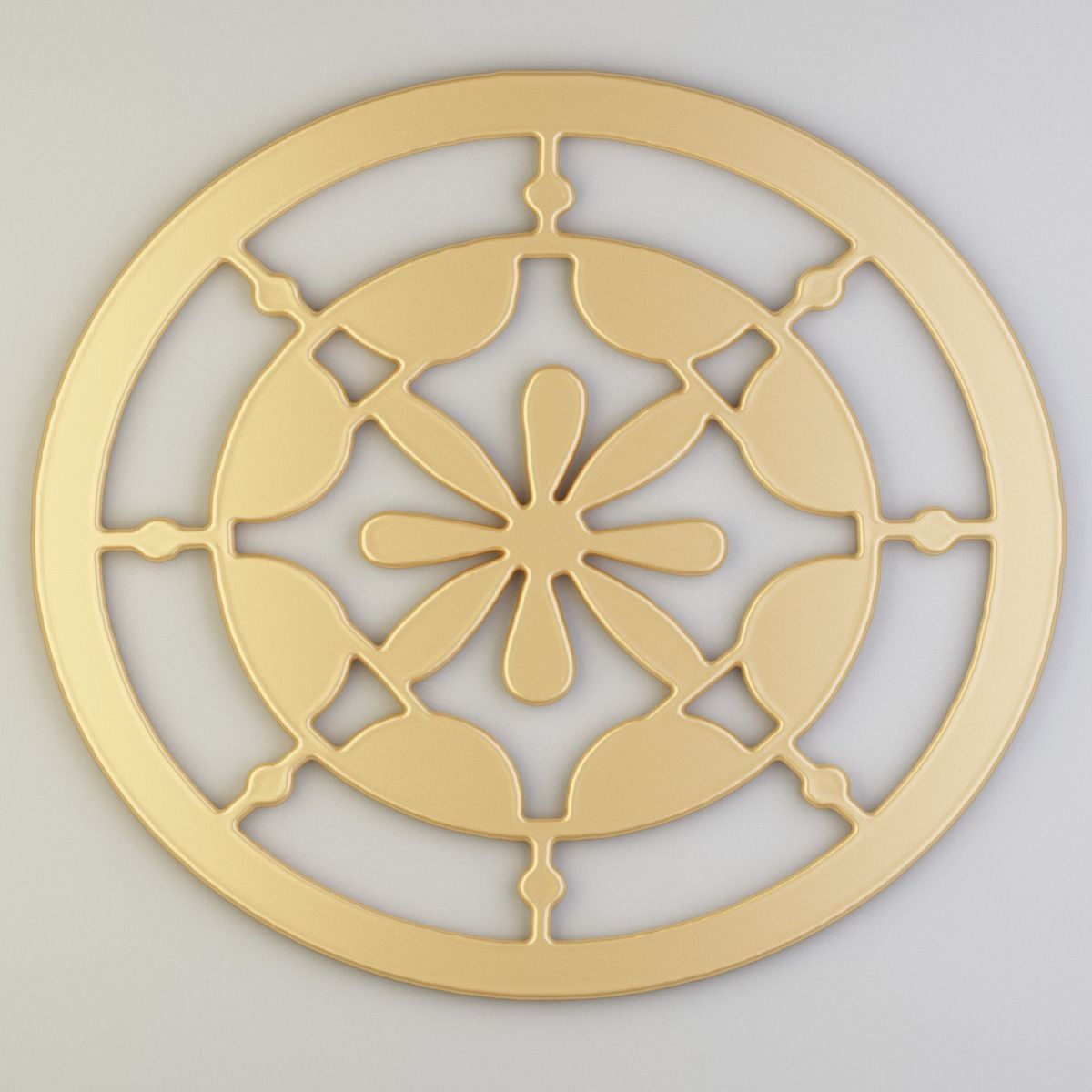 stained glass 14 pieces 3D model_8