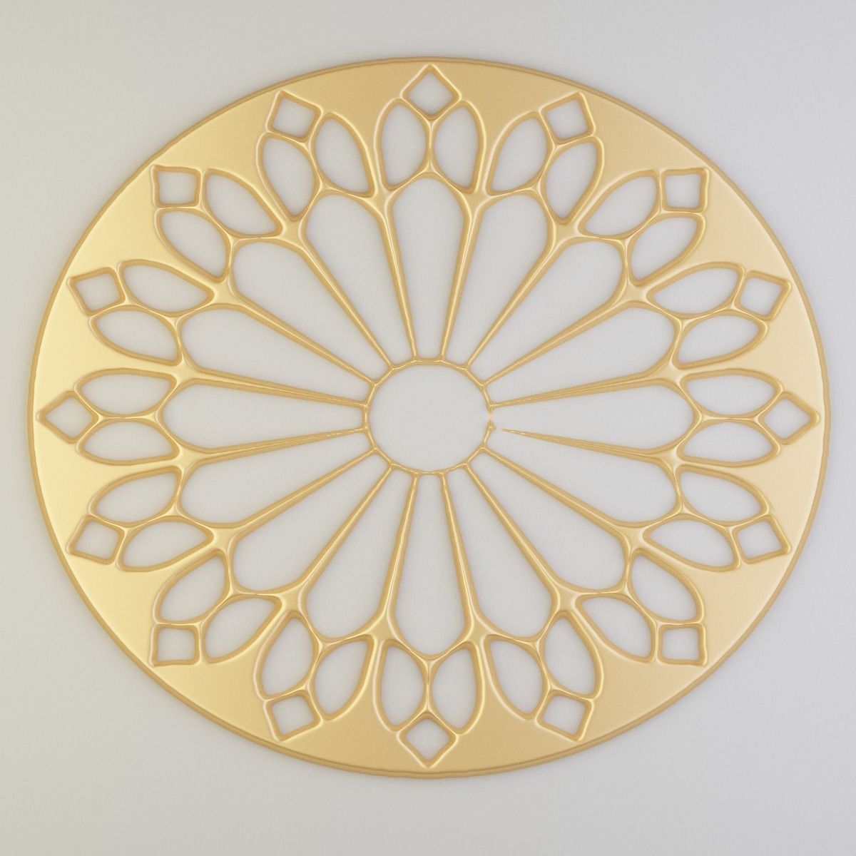 stained glass 14 pieces 3D model_12