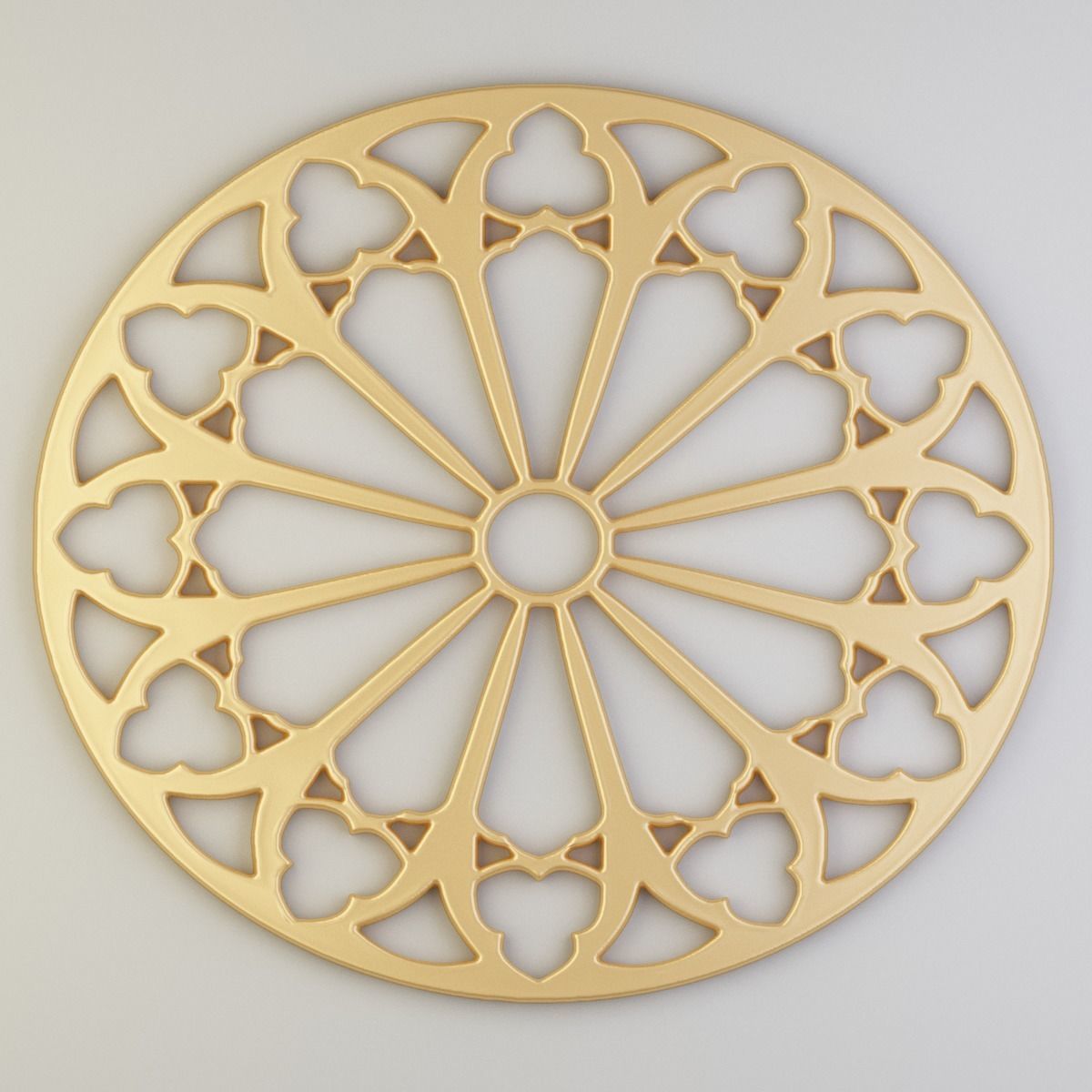 stained glass 14 pieces 3D model_10