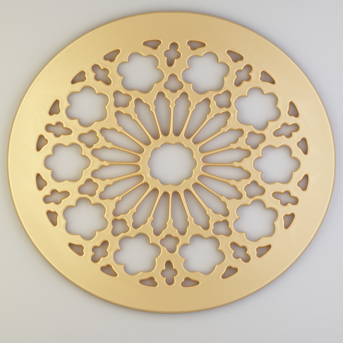 stained glass 14 pieces 3D model_5