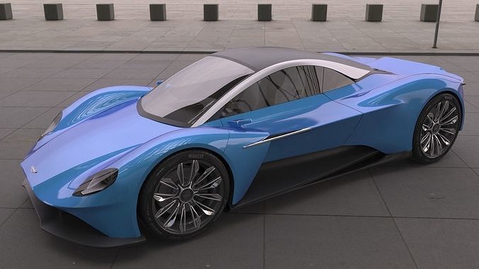 Aston Martin Vanquish Vision 2019 3D model