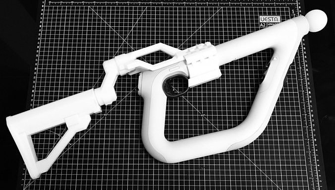 PSVR Aim Controller Stock V2 3D print model