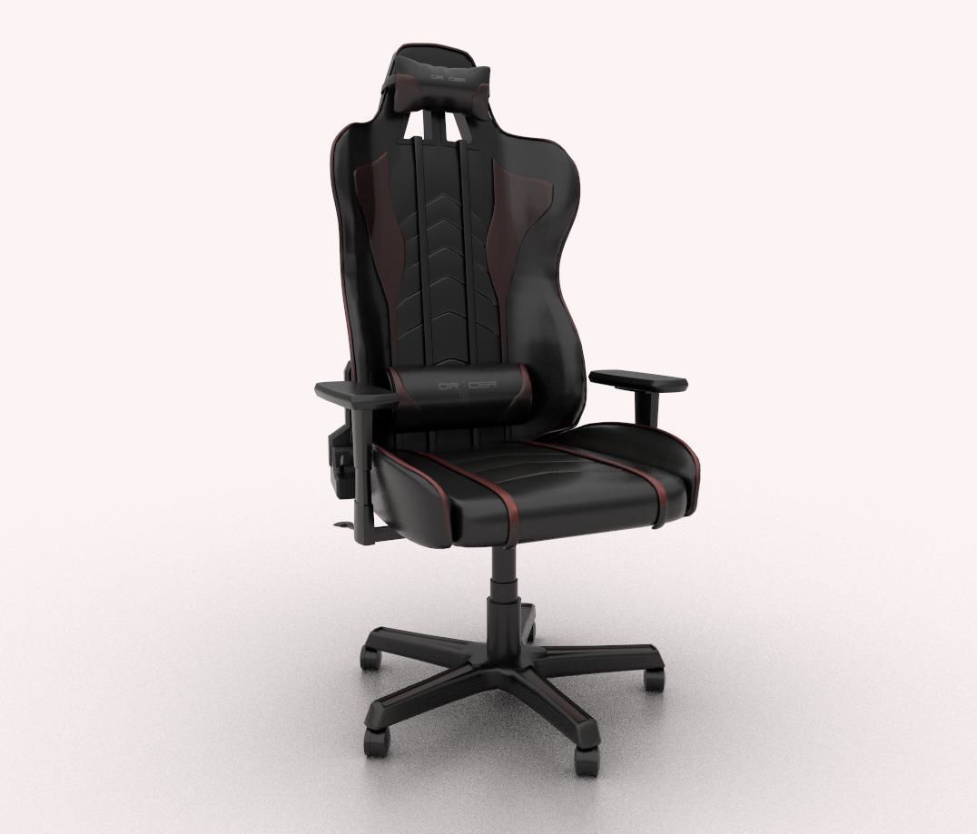 Gamer Chair 3D model_3