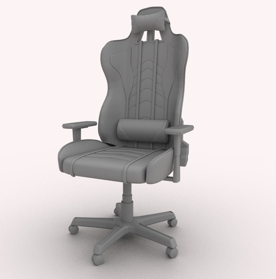 Gamer Chair 3D model_11