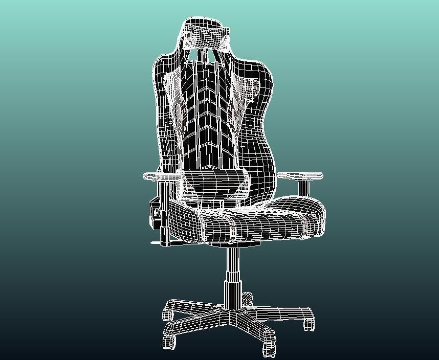 Gamer Chair 3D model_7