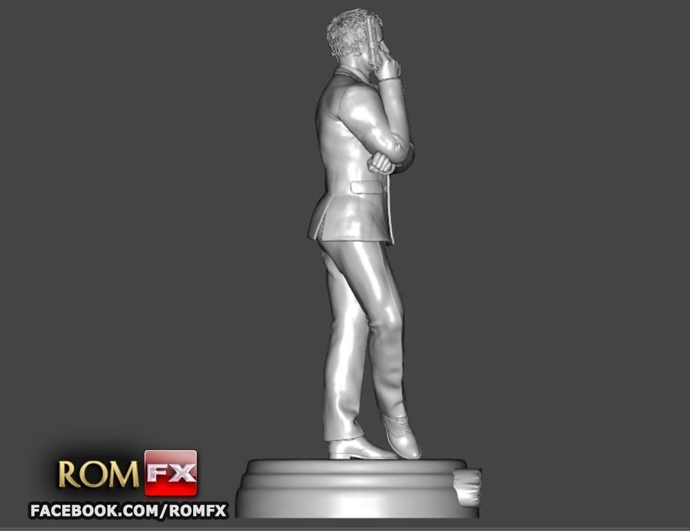 007 James Bond Daniel Craig - Printable Figure 3D print model_4