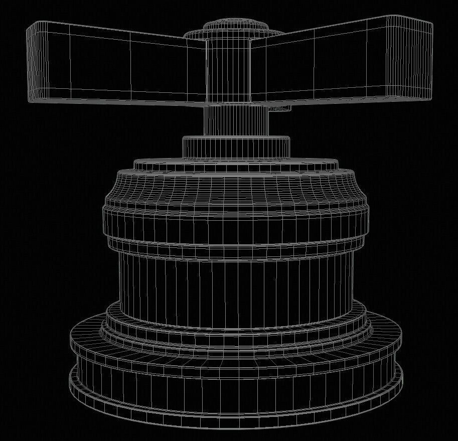 Cross handles 3D model_6