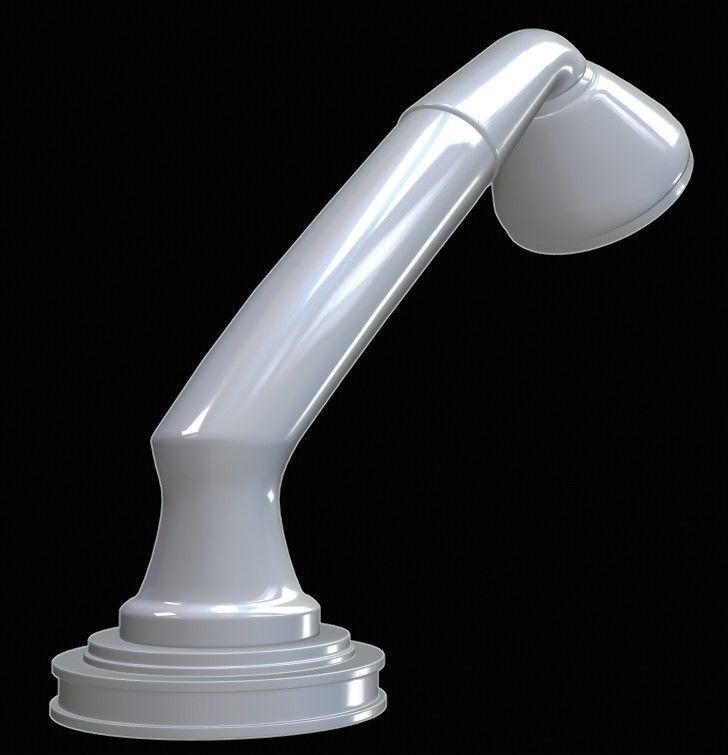Hand shower 3D model_4