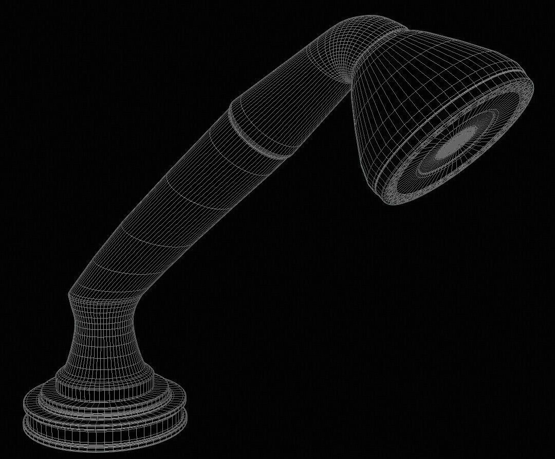 Hand shower 3D model_6