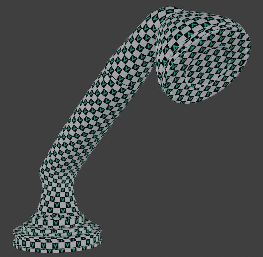 Hand shower 3D model_2