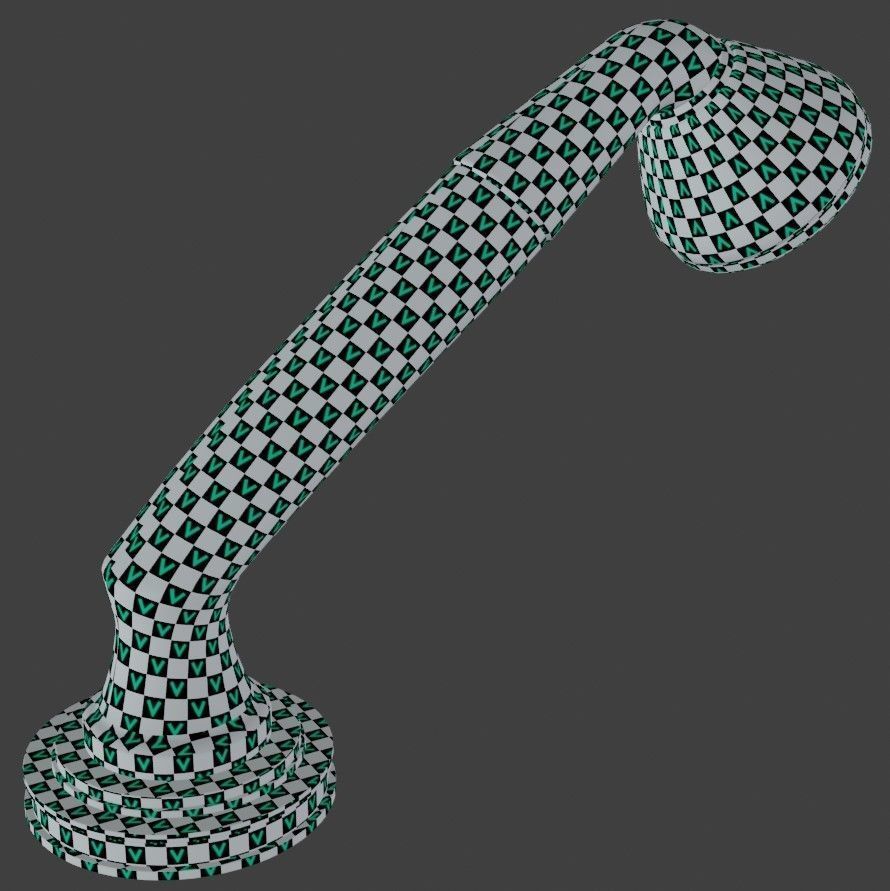 Hand shower 3D model_3