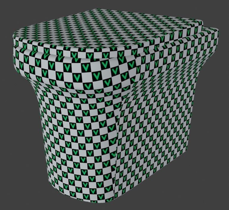 Toilet stainless steel seat 3D model_2