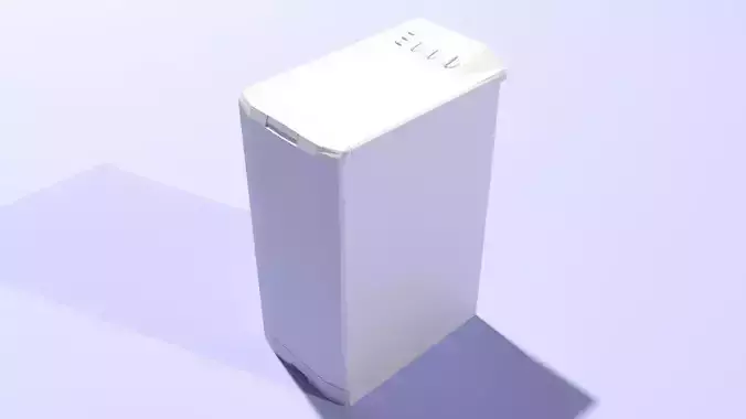 Washing machine - Low Poly Low-poly 3D model