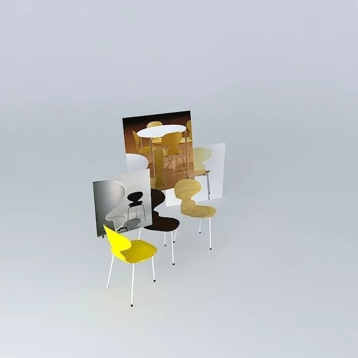 Well Ant Chair 3100 Free 3D model