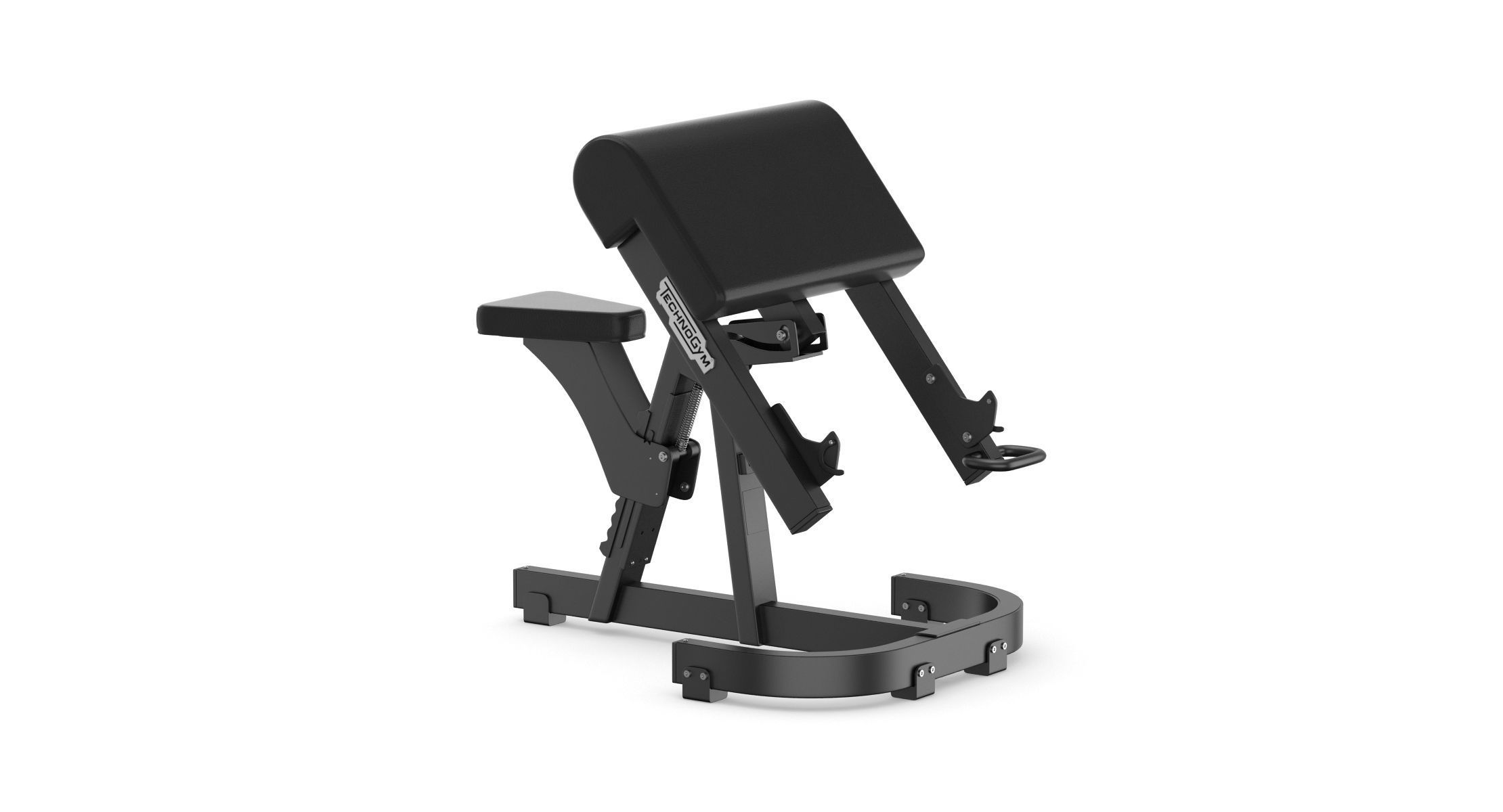 Technogym Pure Scott Bench 3D model_1