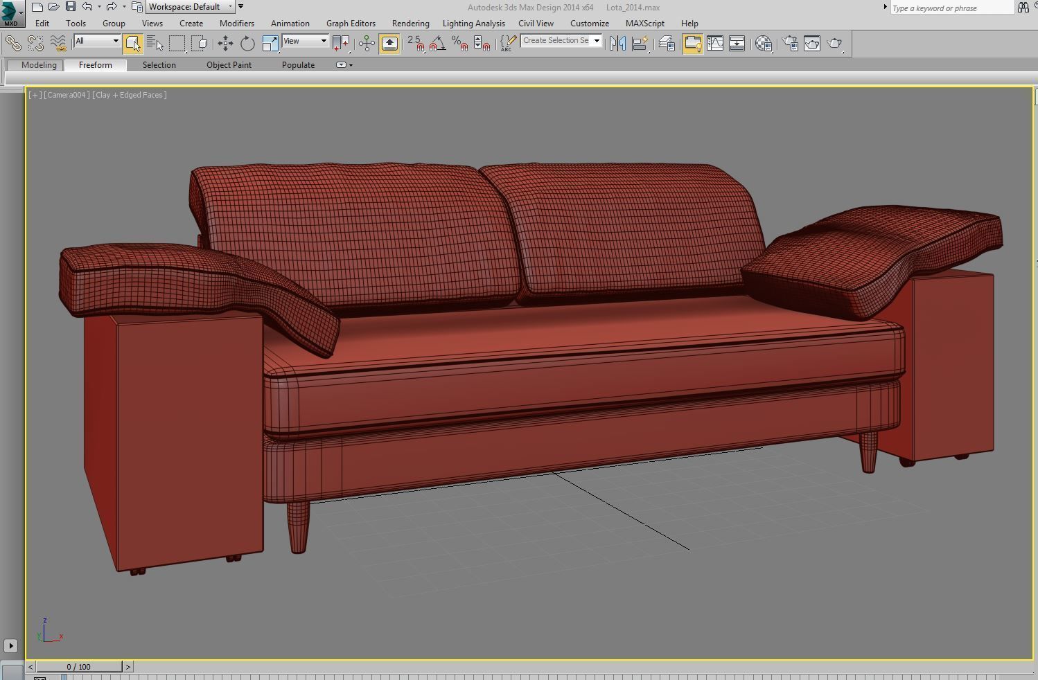 Lota Sofa 3D model_5