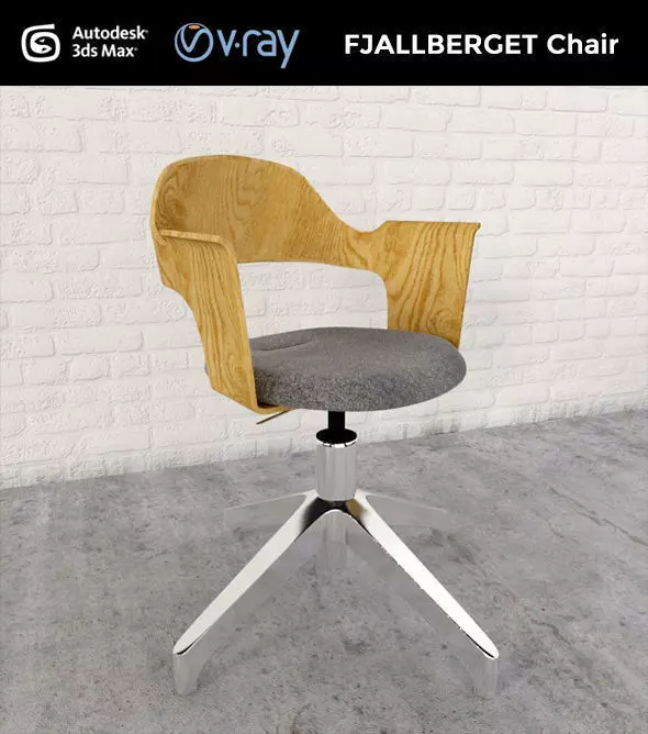 FJALLBERGET Chair 3D model_0