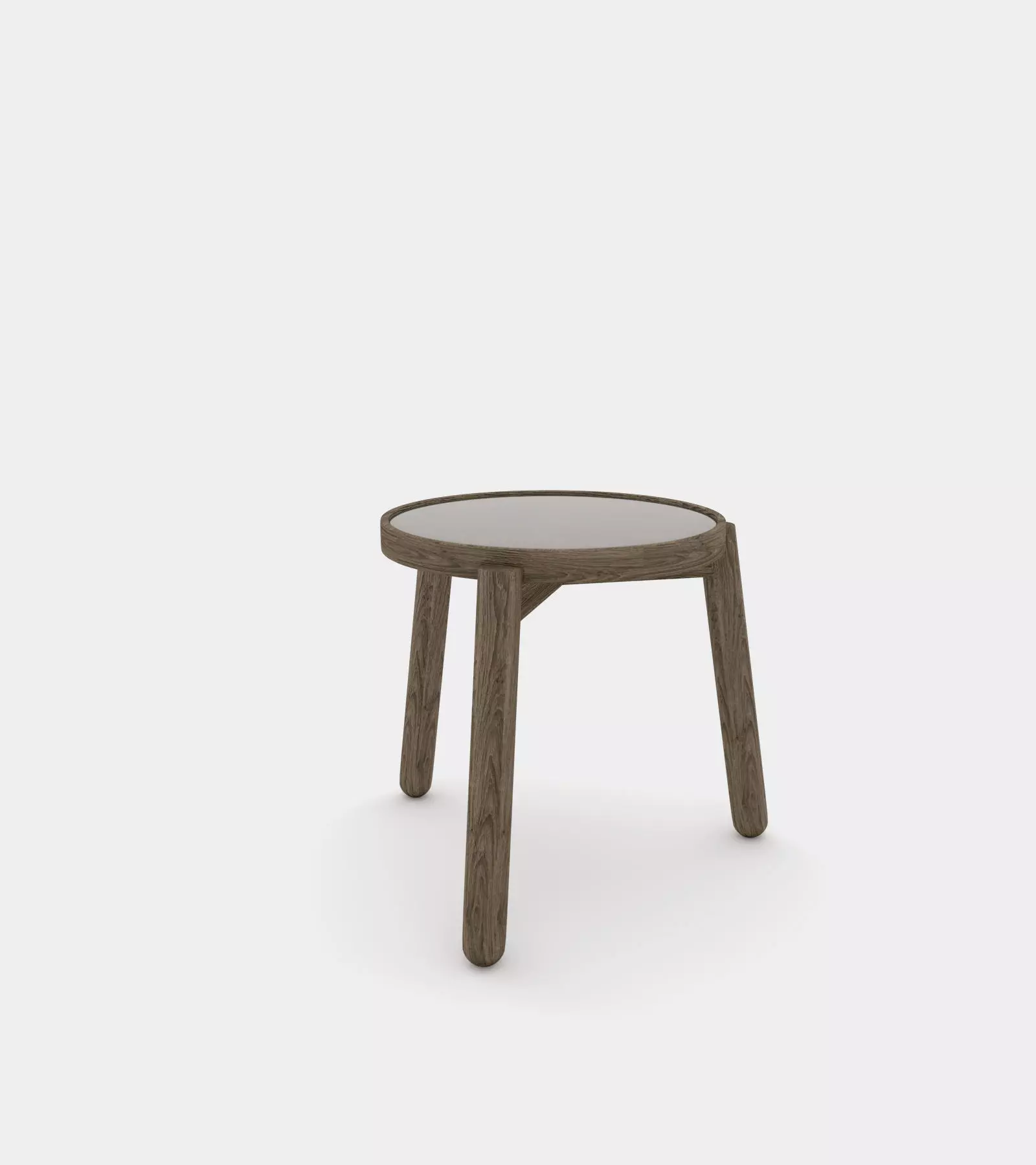 Solid wood side and coffee table 3D model_0