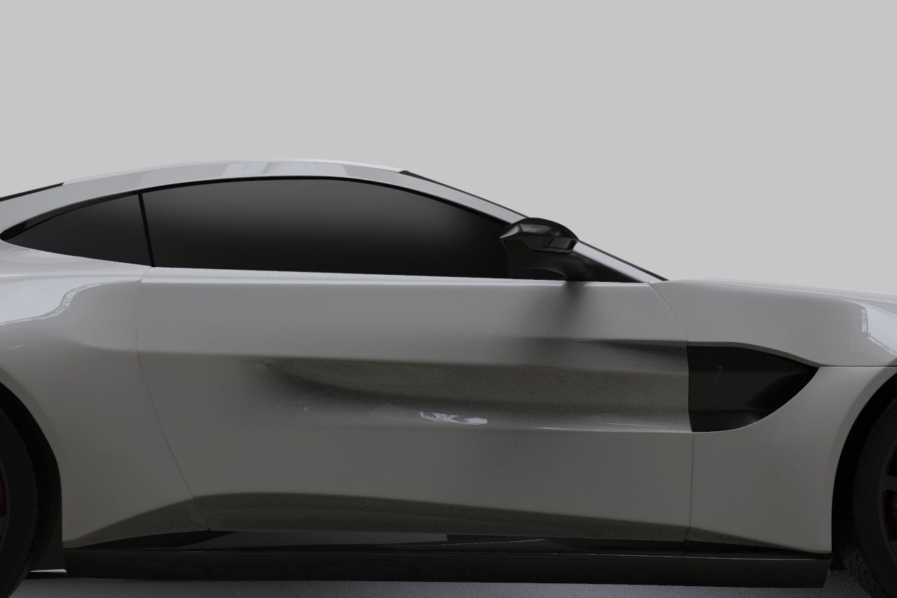 Aston Martin Vantage  3D model_4