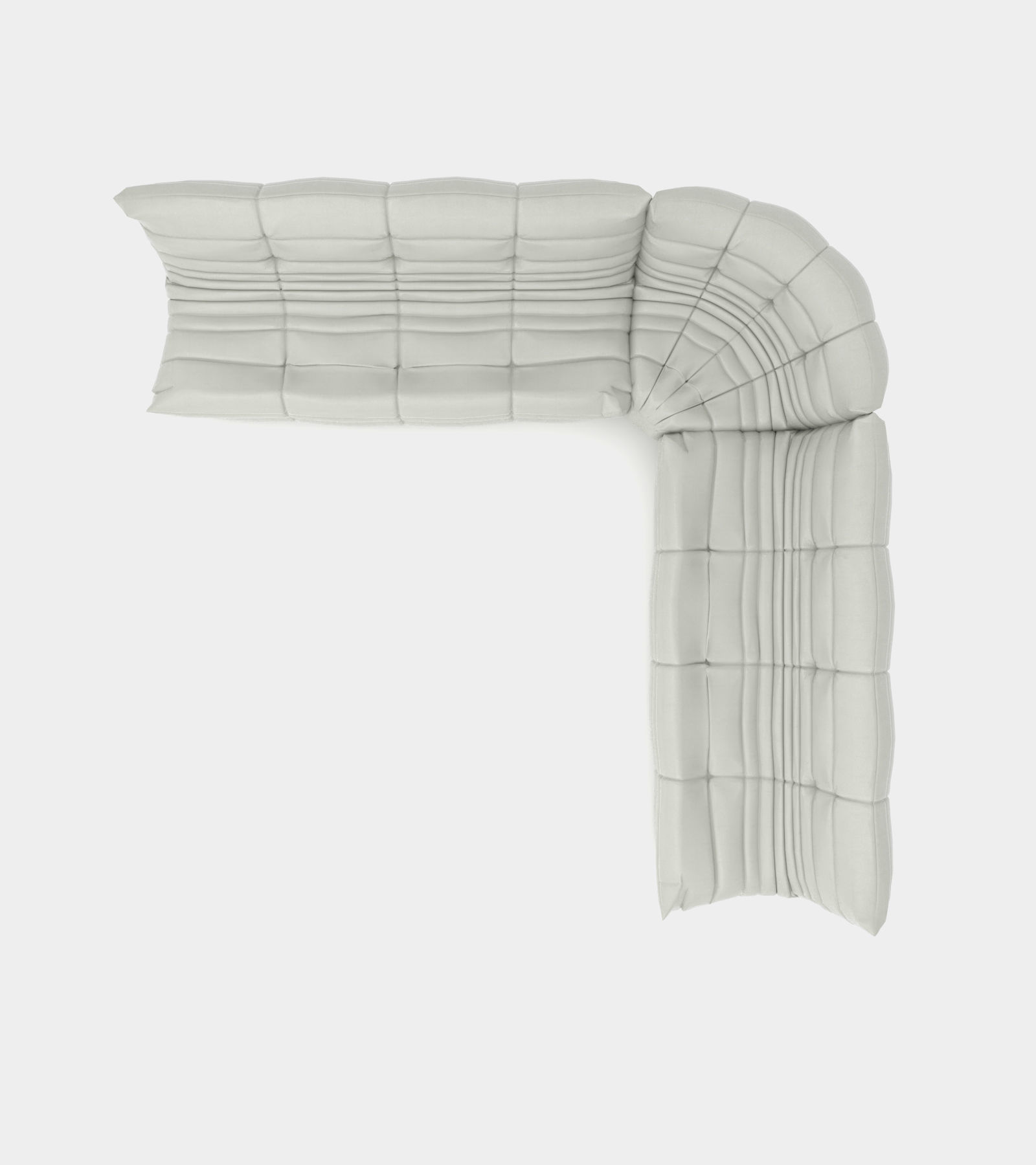 Cozy modular sofa landscape 3D model_1