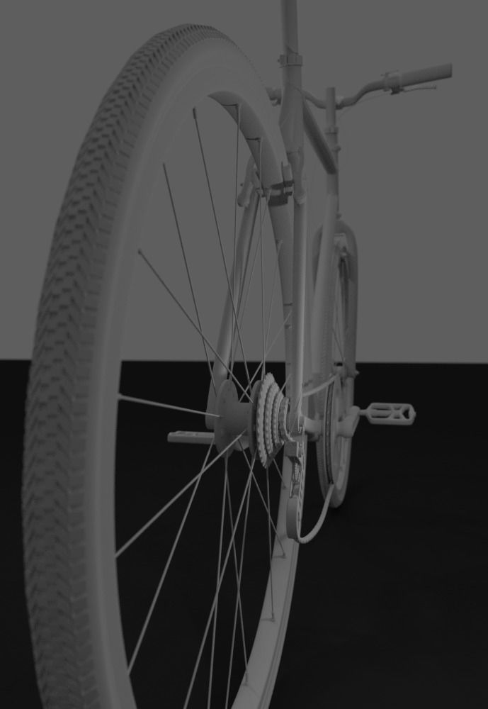 Bike Bicycle Btwin 3D model_11