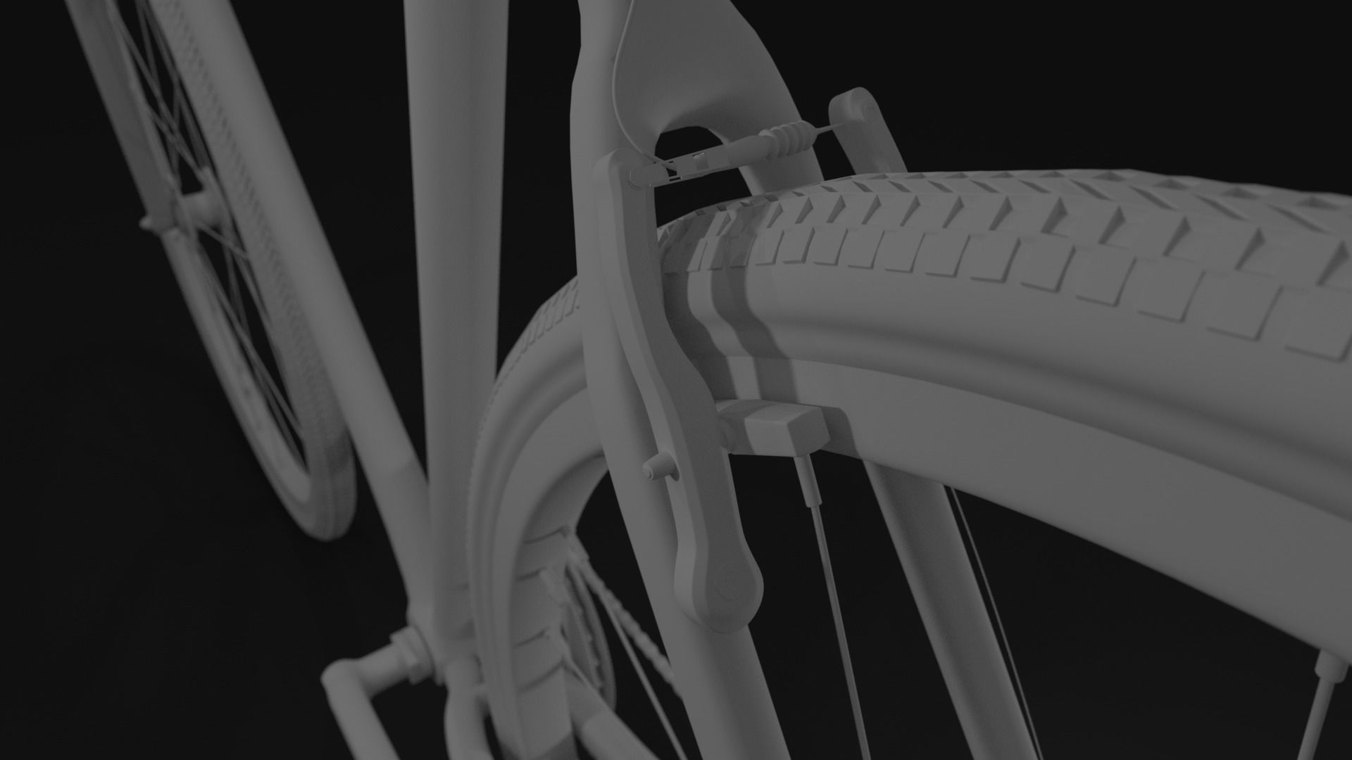 Bike Bicycle Btwin 3D model_8