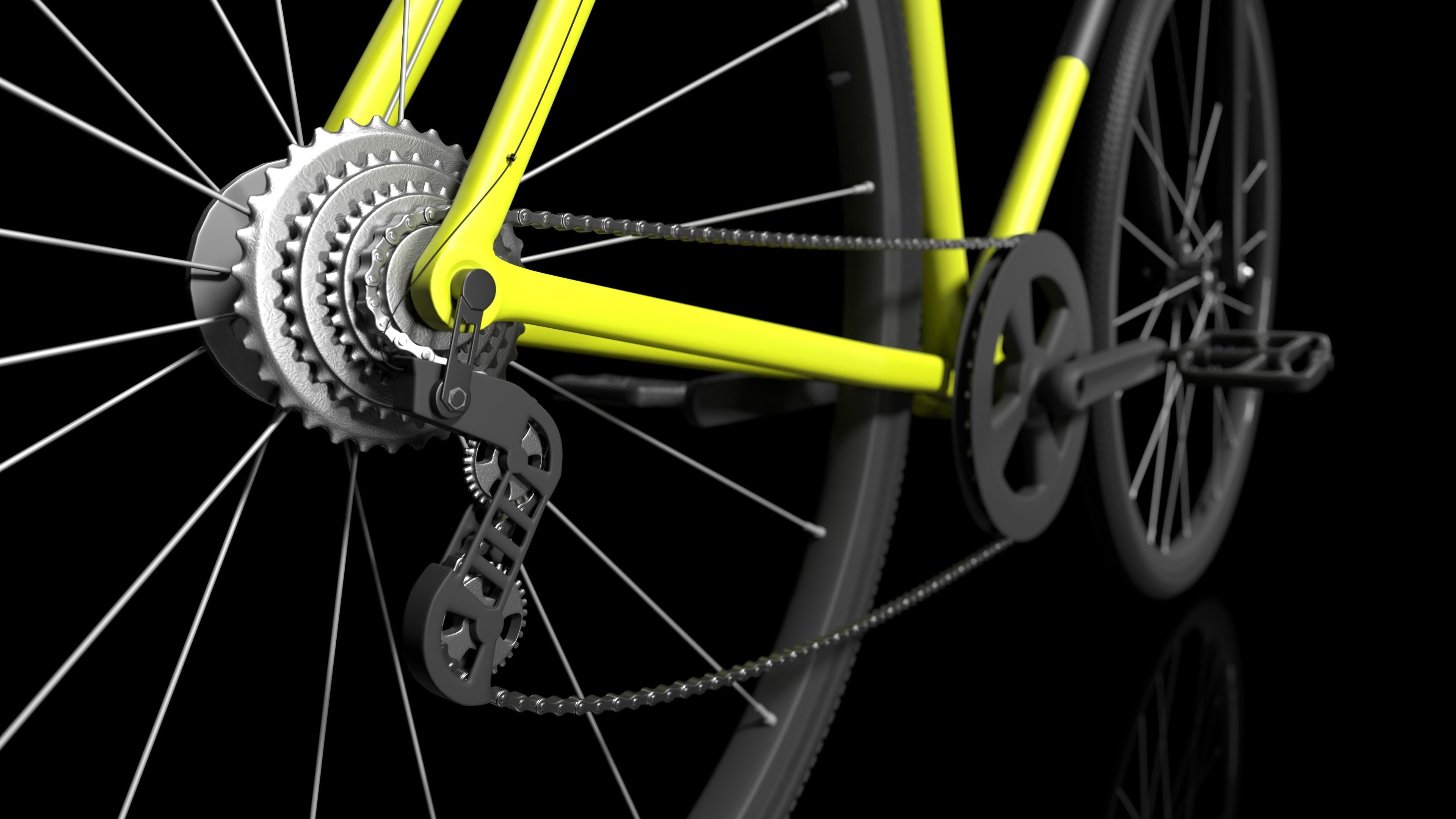 Bike Bicycle Btwin 3D model_2