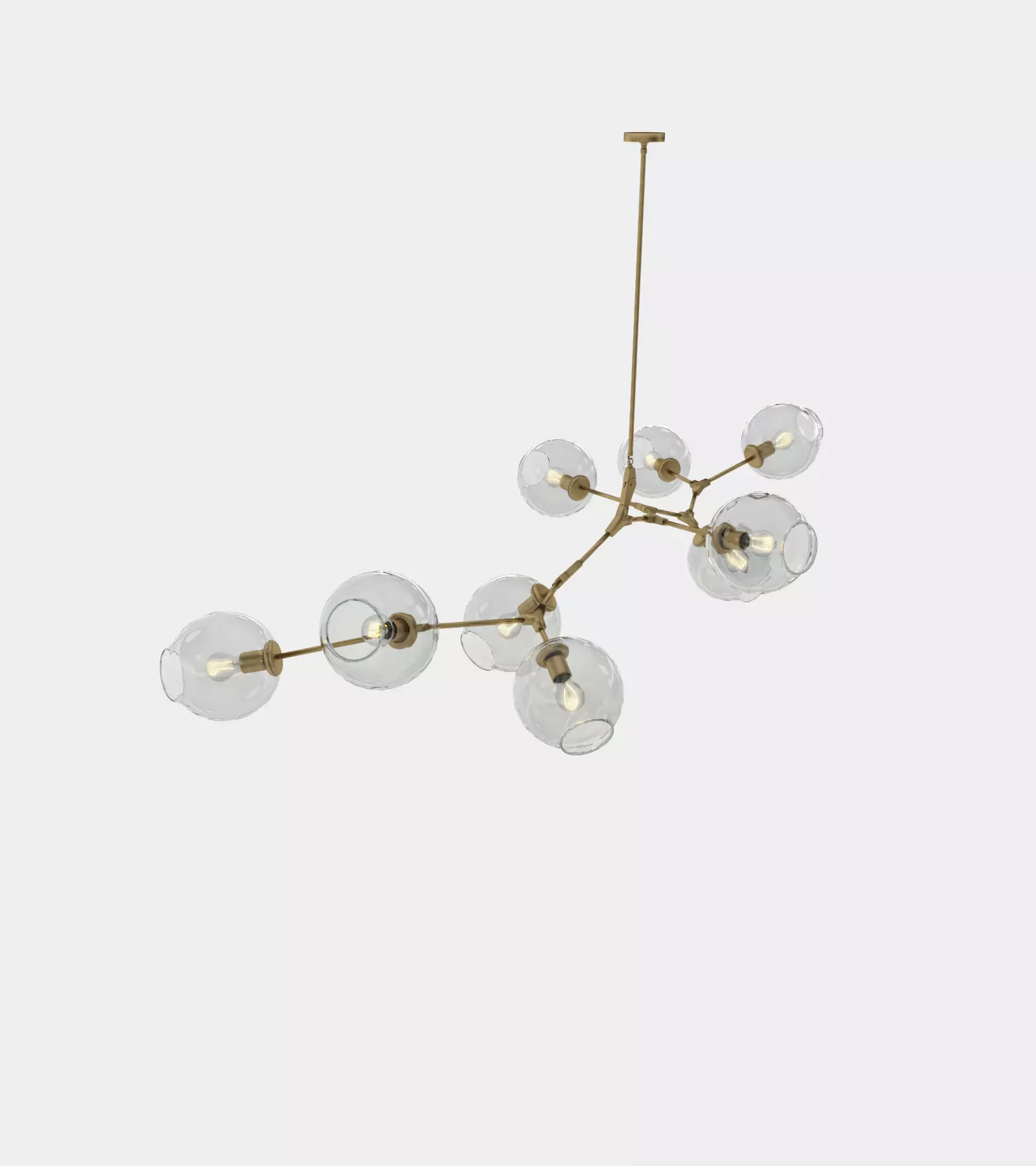 Branch pendant lamp 3D model_0