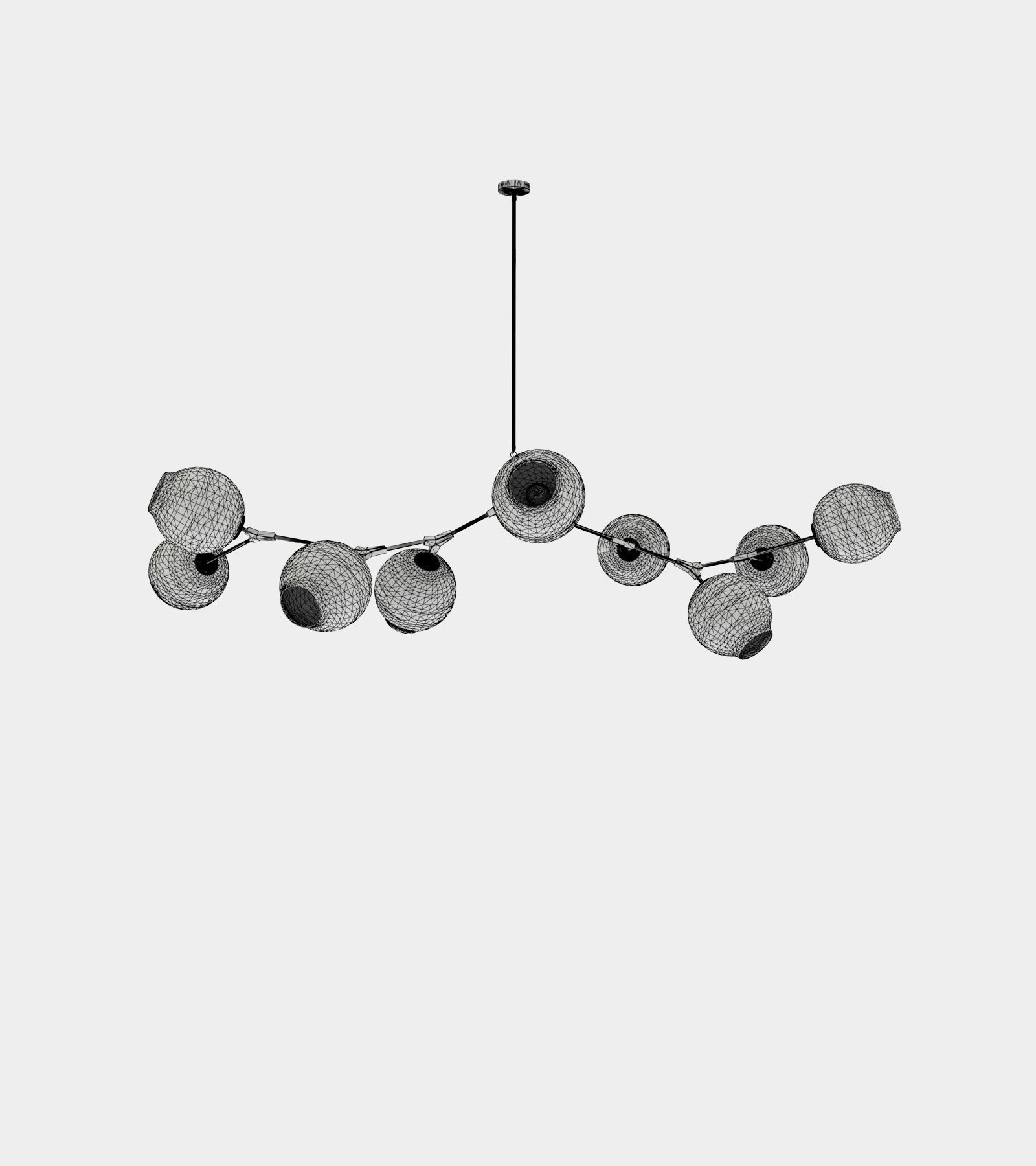 Branch pendant lamp 3D model_3