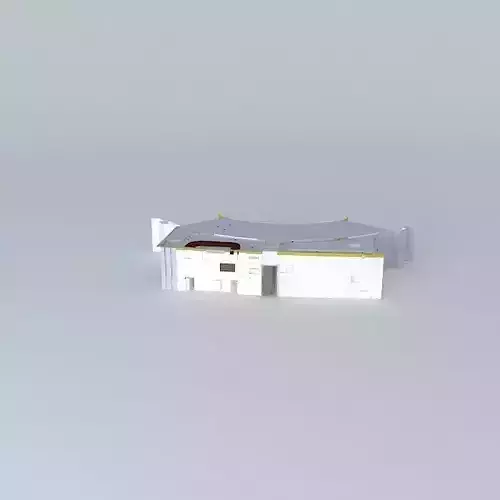 Pizza Cono Cafe using THORN Light Fitting Concavia Free 3D model