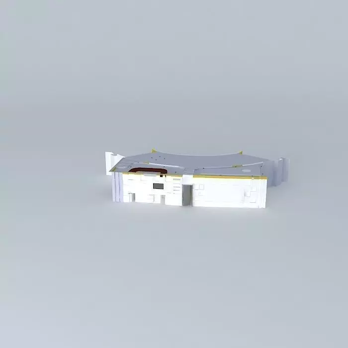 Pizza Cono Cafe using THORN Light Fitting Concavia Free 3D model_0