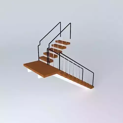 Stairs wooden staircase