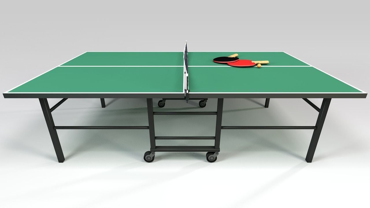 Ping Pong Table 3D model_1